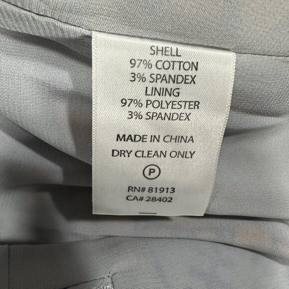 Plenty by Tracy Reese Skirt Womens 2 Pencil Gray Cotton Orange Print Back Zip Ve - Picture 6 of 9